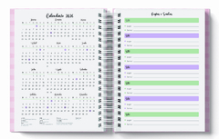 AGENDA 2025 FLORESCER AZUL CELESTE - loja online