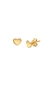 Brinco Coraçãozinho Liso P Dourado