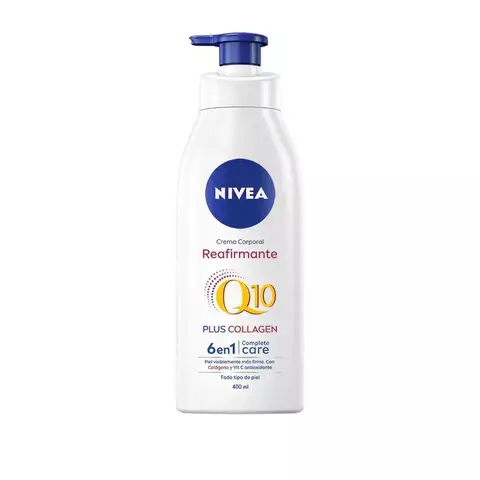 Nivea Crema Corporal Reafirmante Q10 Plus Collagen 6 en 1 400ml