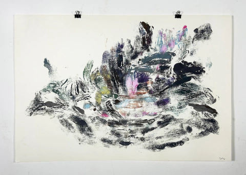 "Cachoeira III", 56x38 cm.