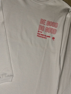 Remera Mch Be Good Blanca en internet