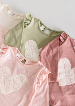Remera Heart Blanca - Punto Glock