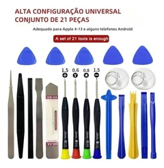Kit Reparo Desmontagem Samsung Iphone Notbk Tablet 21 Peças - Rubino Atacadista 