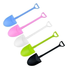Kit 5 Unidades Colheres De Plástico Coloridas - comprar online