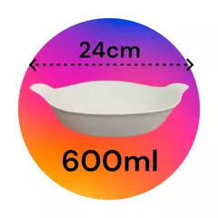 Petisqueira Canoa com 1 unidades de 600ml - comprar online