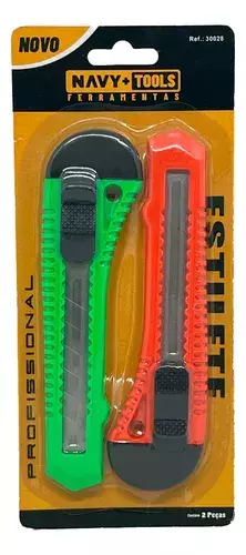 Kit 2 Estiletes Profissional Retrátil C/ Trava