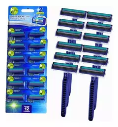 Aparelhos De Barbear 2 Lâminas Com Fita Lubrificante