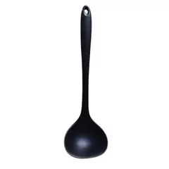 Concha de Nylon Resistente Cor Preta 22 cm na internet