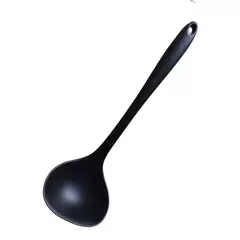 Concha de Nylon Resistente Cor Preta 22 cm