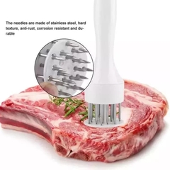 Amaciador de Carne Manual Batedor Furador de Carne Bife com Furador Manual Agulha Aço Inox - comprar online