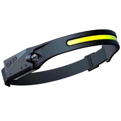 Lanterna de Cabeça Recarregável Led Corpo Motion Camping Torch Light Lamp Com Usb - comprar online
