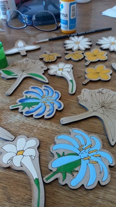 Tablero de encastre de flores en internet