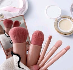Kit de Pincéis com Espelho Portátil