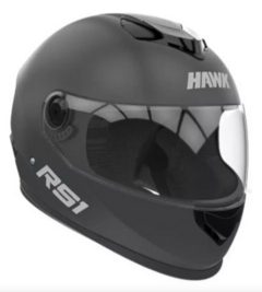 Casco Hawk RS1 Negro mate y brillante