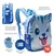 Mochila de espalada Skora kids | Cat Blue 3D - comprar online