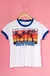 camiseta feminina ringer california