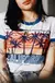 camiseta feminina ringer california