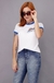 camiseta feminina ringer good vibes