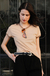 camiseta feminina ringer tee nude vintage