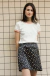 camiseta feminina ringer off white e rosa