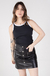 Regata Canelada Bicolor Preto / Branco - comprar online
