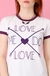 camiseta feminina ringer love me do beatles