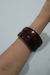 pulseira acrilico marrom - Bem Chiclete