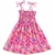 Vestido infantil temático estampa de frutas modelo ciganinha - comprar online
