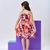 Vestido infantil menina estampa Alegre modelo alcinha zíper