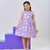 Vestido infantil menina estampa Coelhinho modelo de alcinha - loja online