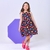 Vestido infantil menina estampa de Caju modelo alcinha