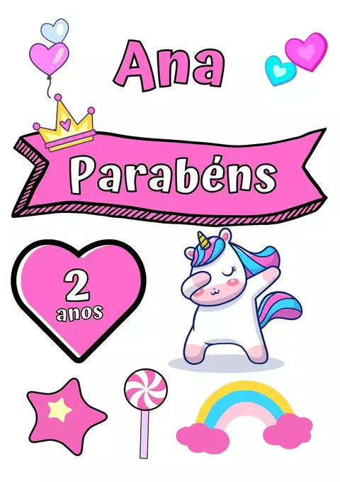 Impressão de Topo de bolo