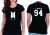 Camisa personalizada preta