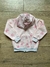 Campera Floreada con Capucha Frisada