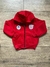 Campera con capucha de algodón con frisa