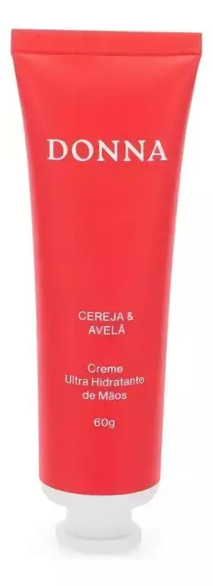 CREME DE MÃOS DONNA CEREJA E AVELÃ - MELS BRUSHES - 60 G