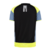 Camisa de treino Botafogo masculina, preta com detalhes em cinza e amarelo, vista traseira.