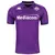 Camisa polo roxa do time Fiorentina 24/25, com logo da Kappa e patrocinador Mediacom.