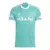 Camisa verde do Inter Miami III 24/25 para torcedores, com detalhes em branco e laranja.