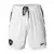 Shorts masculinos Brancos da Reebok, modelo Botafogo III 24/25, com detalhes em preto e logo do time.