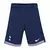 Shorts masculinos da Nike na cor azul, modelo Tottenham I 24/25, com logo do time e detalhes em branco.