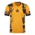 Camisa Inter de Milão III 24/25, amarela com detalhes em azul, fabricada pela Nike para torcedores masculinos.