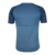 Camisa de treino masculina azul do Santos, com detalhes texturizados nas mangas.