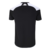 Camisa preta de treino do Vasco da Gama, vista na parte de trás, com detalhes em branco e logo da Kappa.