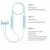 Imagem do Huawei-Freelace Lite fone de ouvido Bluetooth sem fio, fones originais, redução de ruído
