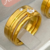 Par de Alianças Banhada Ouro 18k Capri 6mm Com Zircônia - Alianças União