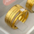 Par de Alianças Banhada Ouro 18k Dubai 8mm - Alianças União