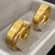 Par de Alianças Banhada Ouro 18k Chanfrada 6mm na internet