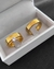 Par de Alianças Banhada Ouro 18k Capri 6mm na internet