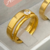 Par de Alianças Banhada Ouro 18k Reta 4mm - Alianças União